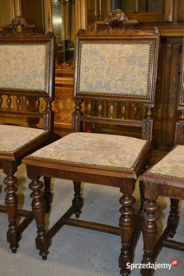 krzesła eklektyczne 4 dąb Będzin