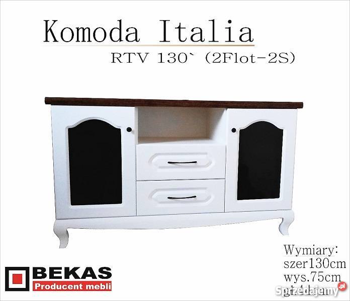 Komoda 130 Italia Lakierowana Biała Bat Rustical sprzedam