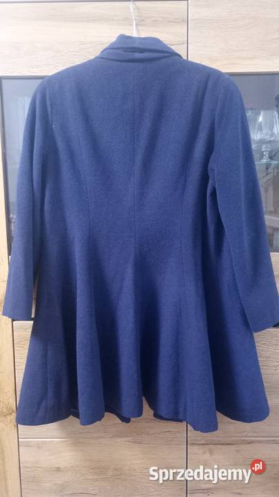Krótki płaszcz old money granatowy Białystok
