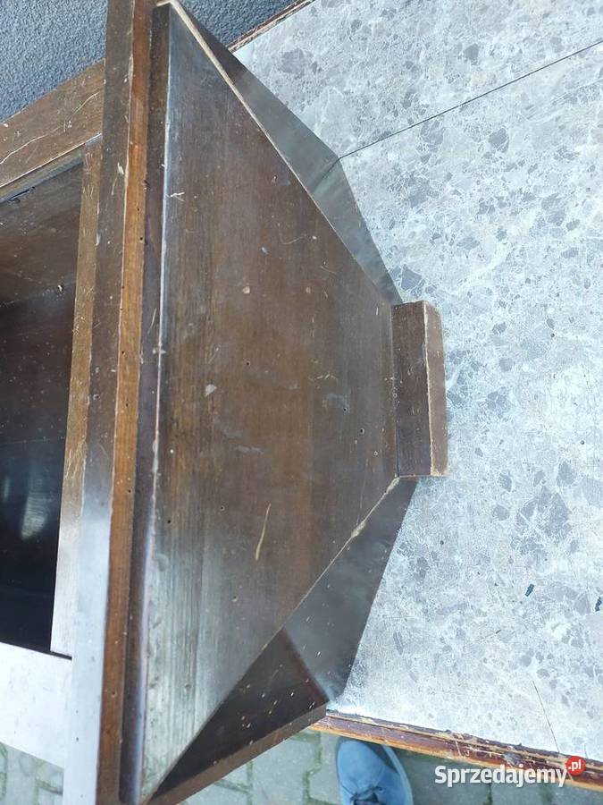 S115 Skrzynia obudowa starego zegara pieczęć GB Tczew