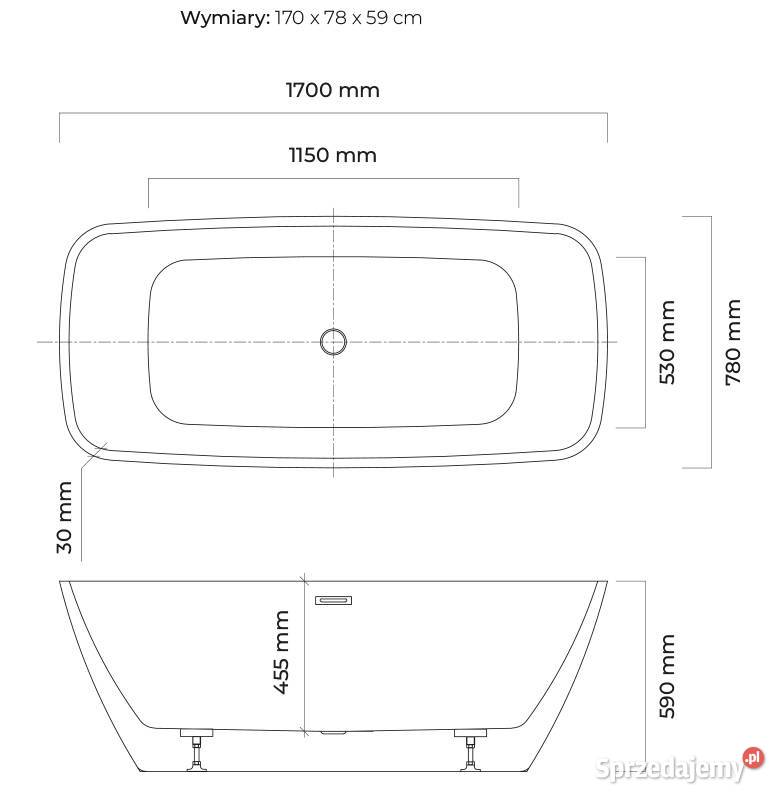 Wanna wolnostojąca Oltens Warszawa sprzedam