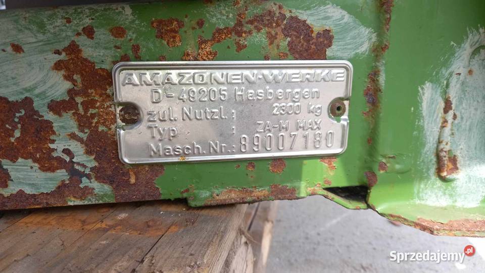Rozsiewacz nawozu amazone zam 1500 Rozsiewacze nawozów Babiak