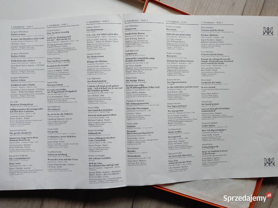 3 płytowy album swiat operetki Wronki