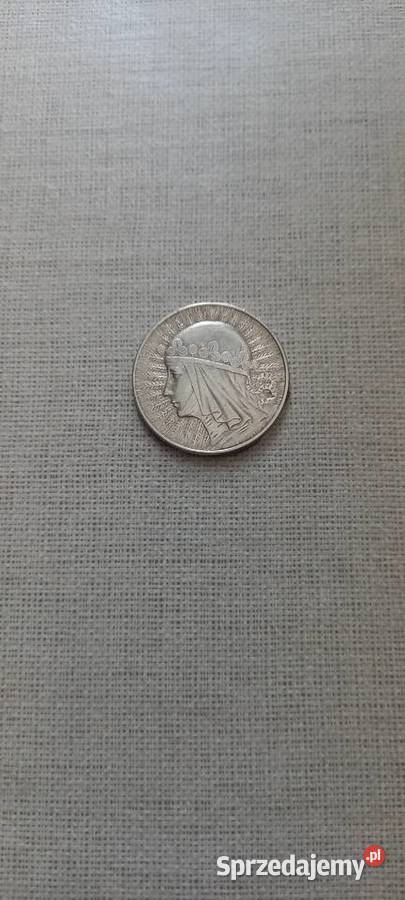Srebrna moneta obiegowa II RP 5 z 1934 roku znna