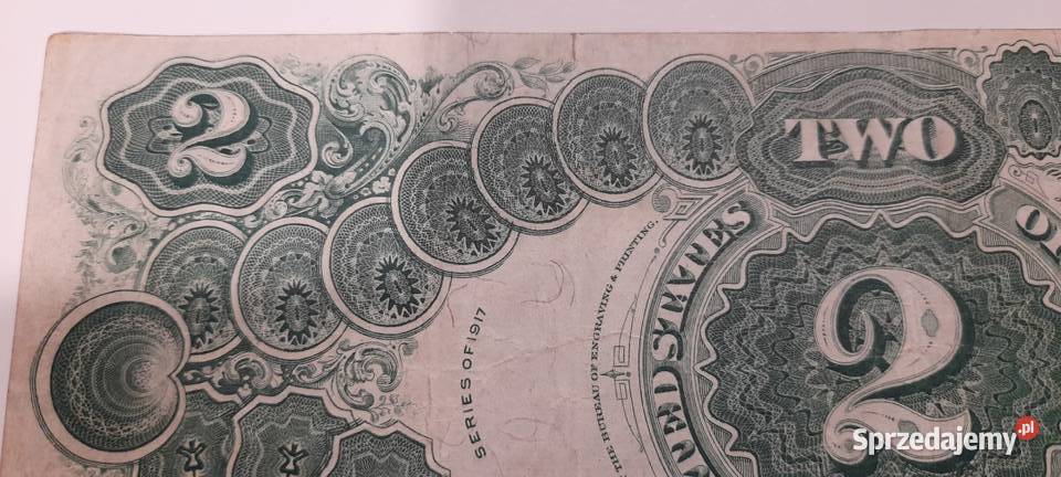 2 dolary usa 1917 Warszawa