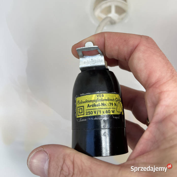 Lampa wisząca VEB Beleuchtungsglaskombinat Warszawa sprzedam