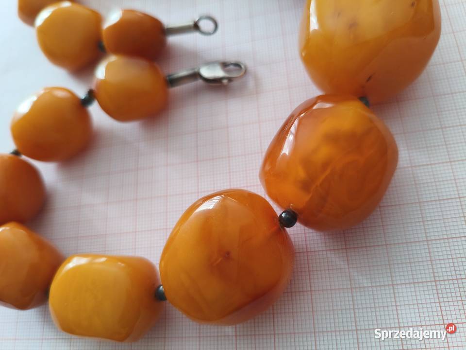 Naszyjnik Bursztyn Vintage 177gram podlaskie Białystok sprzedam