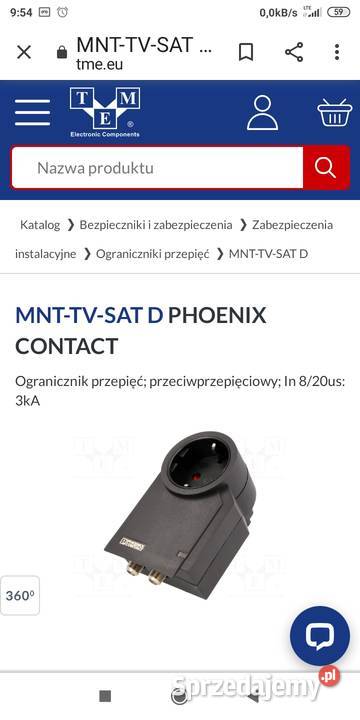 Phoenix Contact ogranicznik MNTTVSAT Wrocław