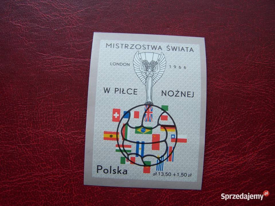 Polska 1966 MNH Mi 166572 Sport Piłka nożna MŚ