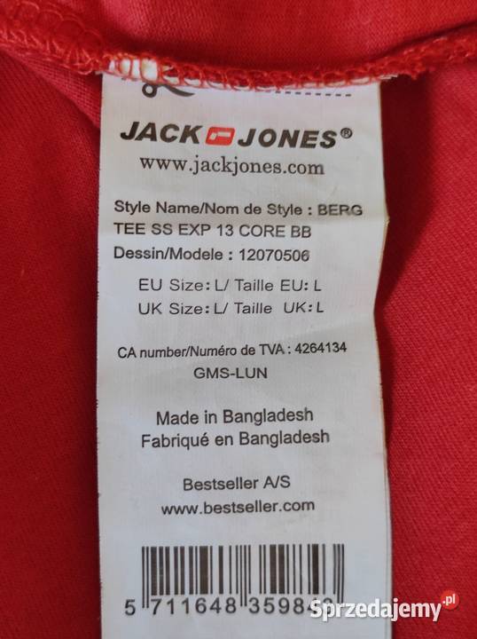 Jack Jones Core tshirt koszulka bluzka męska świętokrzyskie Kielce