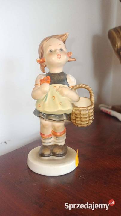 Dziewczynka duża z koszyczkiem Figurka Goebel Gdańsk