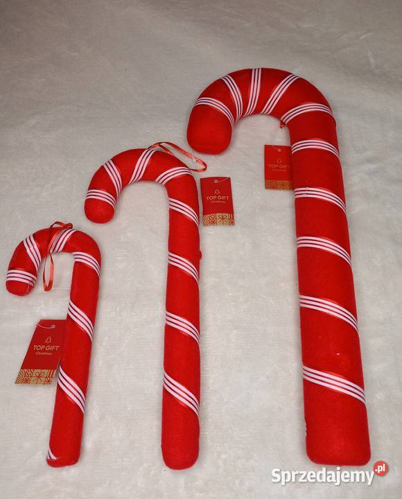 Dekoracja świąteczna w kształcie laski Ostrów Wielkopolski