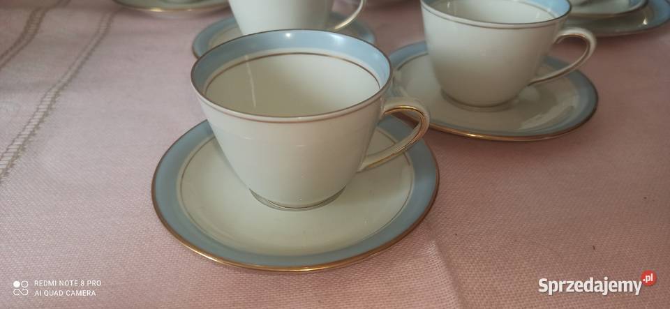 Filiżanka z talerzykiem deserowym Kjbenhavn Gdańsk
