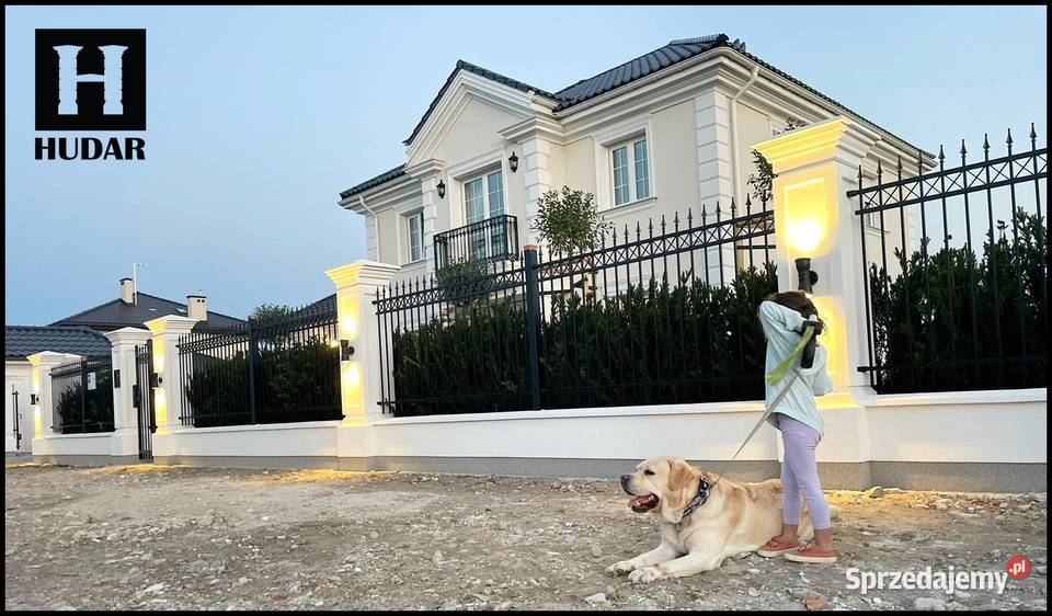 Słupy betonowe dworkowe słupki pałacowe Płońsk