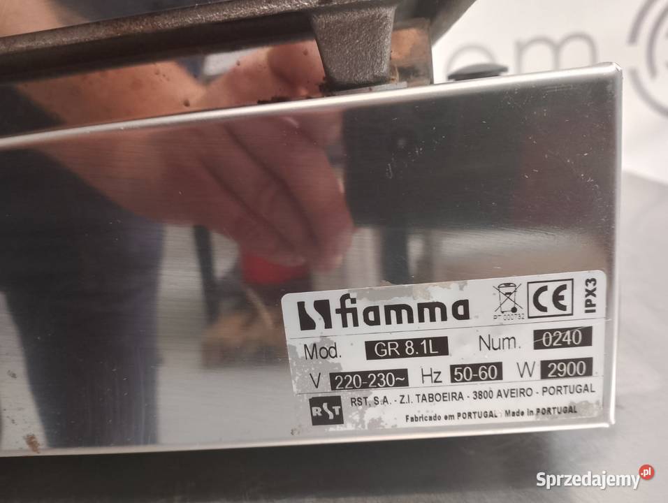 Kontakt grill podwójny gładki GR 81L Fiamma dolnośląskie Wrocław