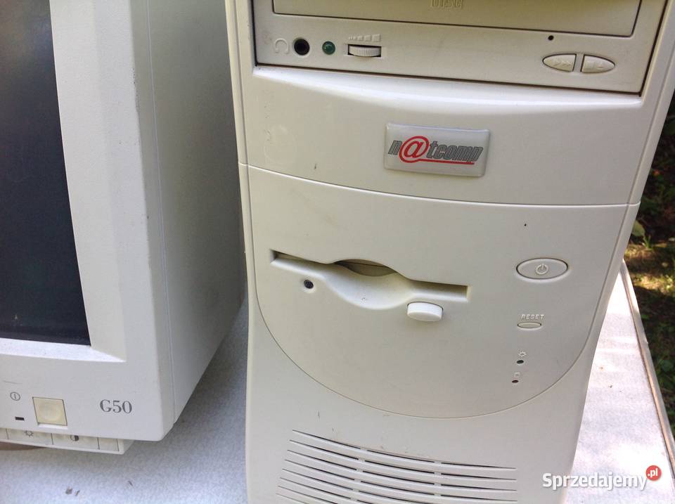 Stary Komputer Monitor IBM G 50 Nowa Sól