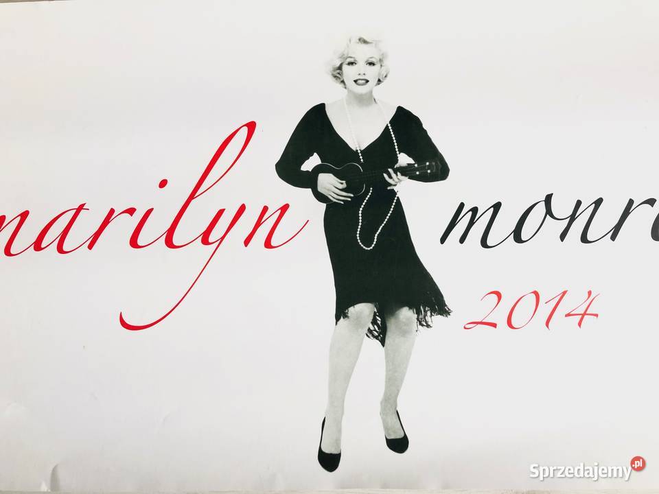 Plakat obraz Marilyn Monroe 70x40 czarnobiały Dekoracje i ozdoby Łódź