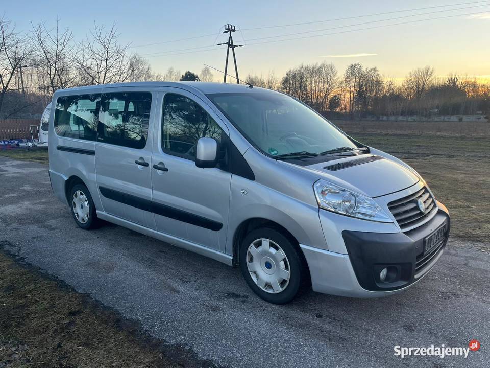 Fiat Scudo Long 9 osób 2x Klima 2x drzwi suwane diesel Scudo Poddębice