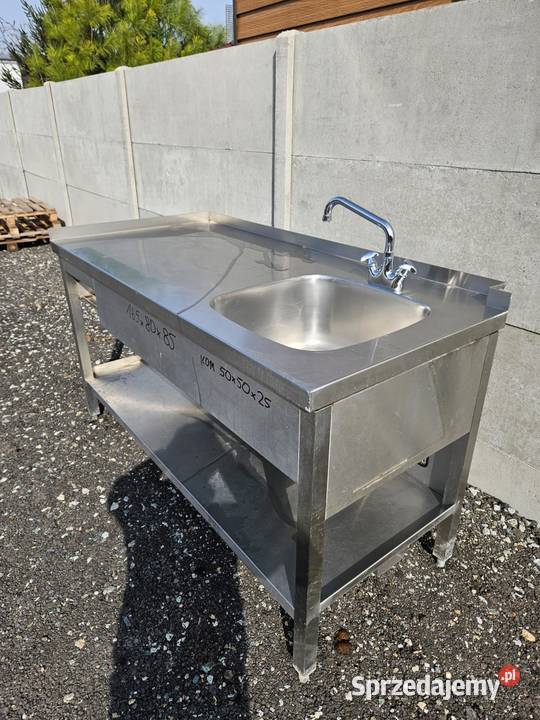 Zlew 1komorowy 165x80x85 komora 50x50x25 481 wielkopolskie Krotoszyn