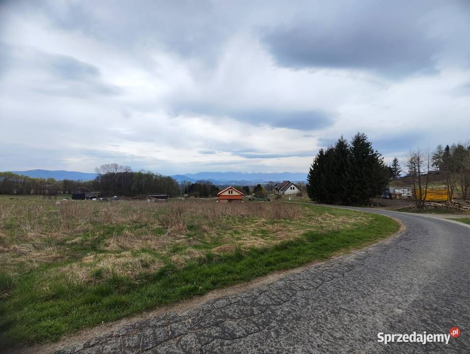 Działka budowlana z przepięknym widokiem na Sosnówka sprzedam
