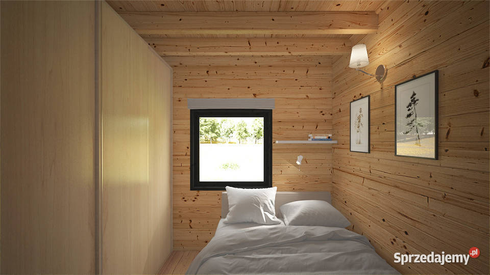 Drewniany domek całoroczny letniskowy 4m7m 1520 Lublin