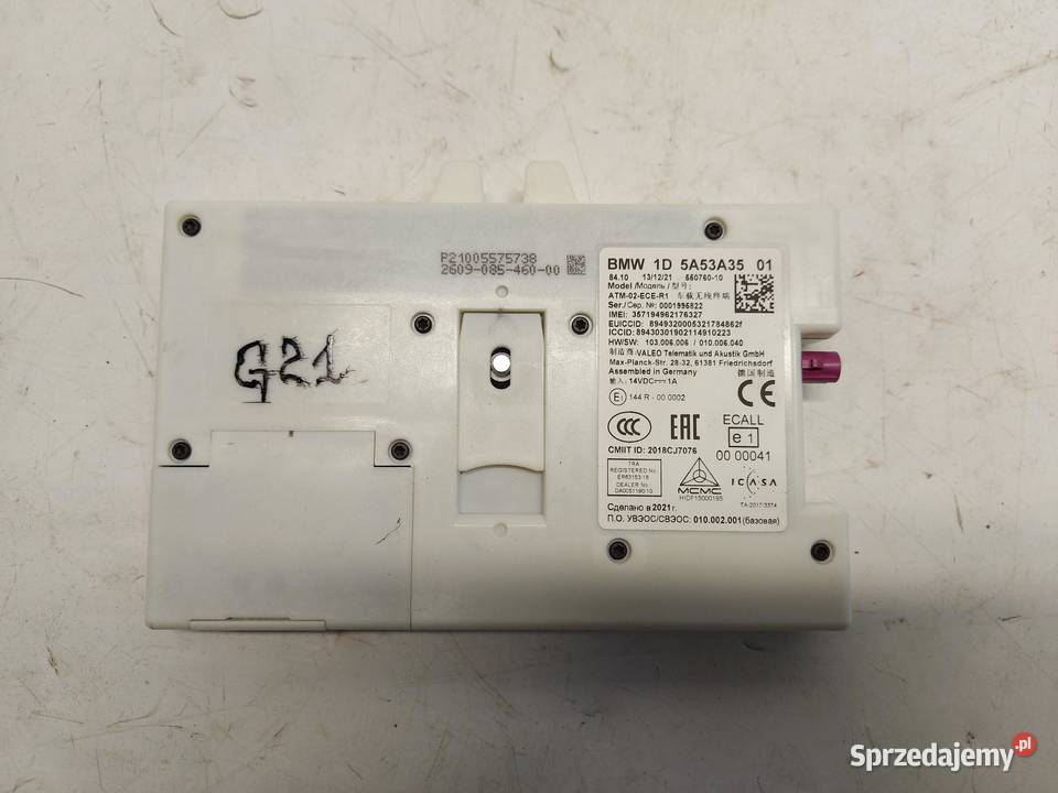 BMW G21 G20 Kombi 330e 2022r moduł sterownik