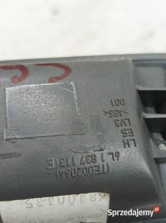 KLAMKA WEWNĘTRZNA LEWA PRZÓD CORDOBA II osobowe sprzedam