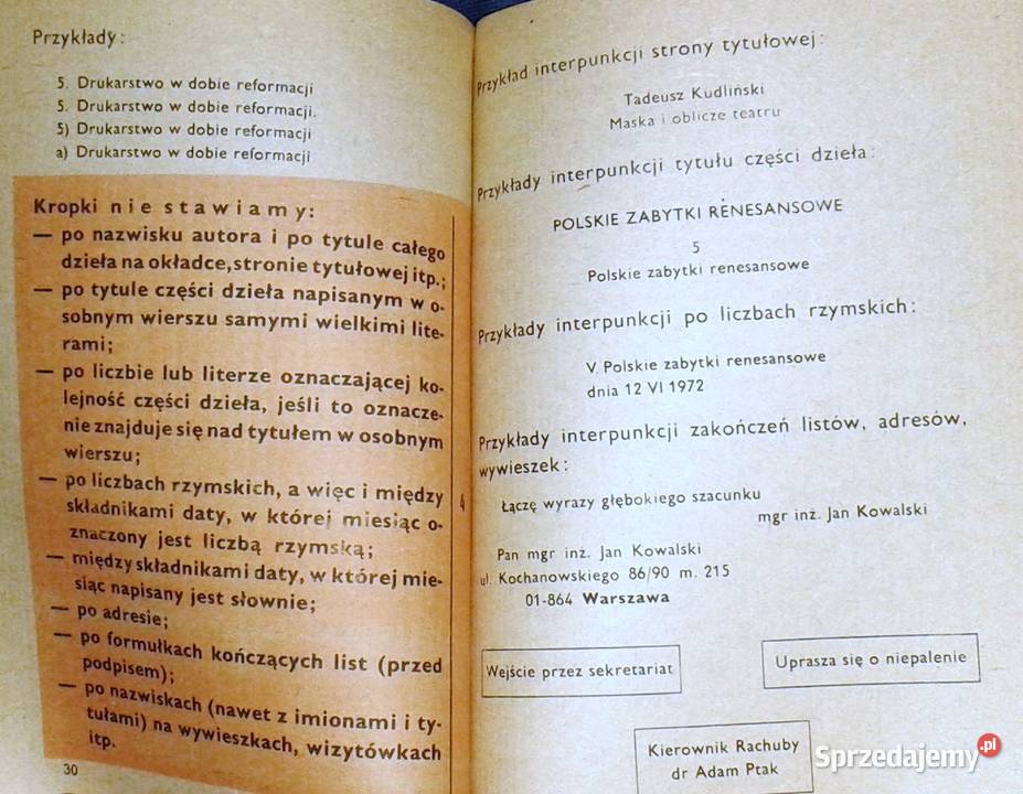 Gdzie postawić przecinek Ewa Przyłubska Feliks Chełm sprzedam