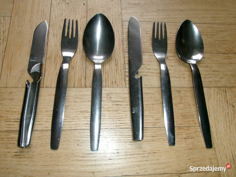 Niezbędnik wojskowy stalowy trzy częściowy z PRL Legionowo sprzedam