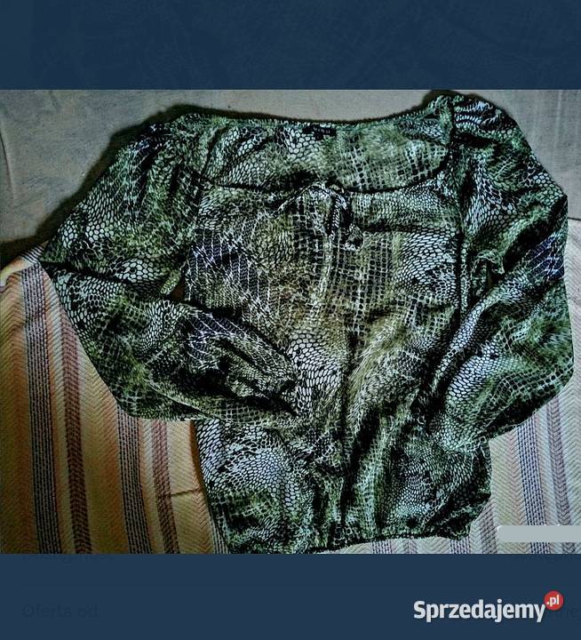 YORKER nowa bluzka koszula w wężowy wzór Dobra Inny wzór Leszno
