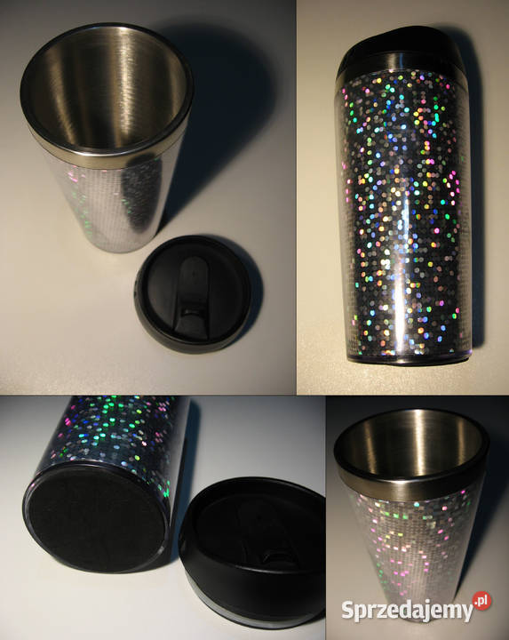 Nowy aluminiowy kolorowy kubek termiczny 450 ml Olsztyn