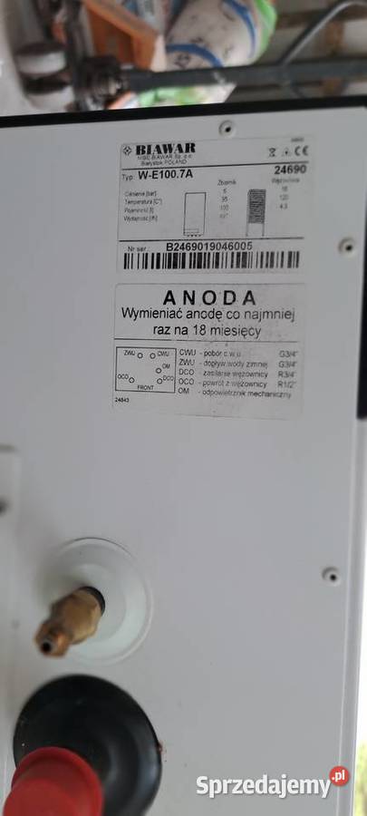 Zasobnik na wodę BIAWAR WE1007A Świdnik