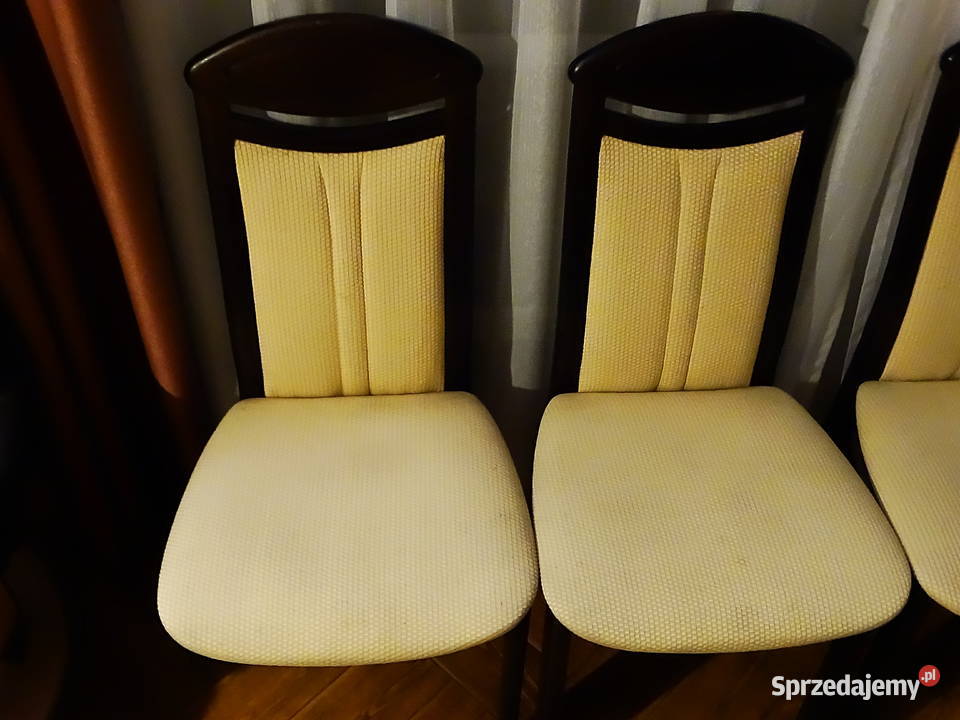 Krzesła klasyczne tapicerowane drewniane 4 Biłgoraj