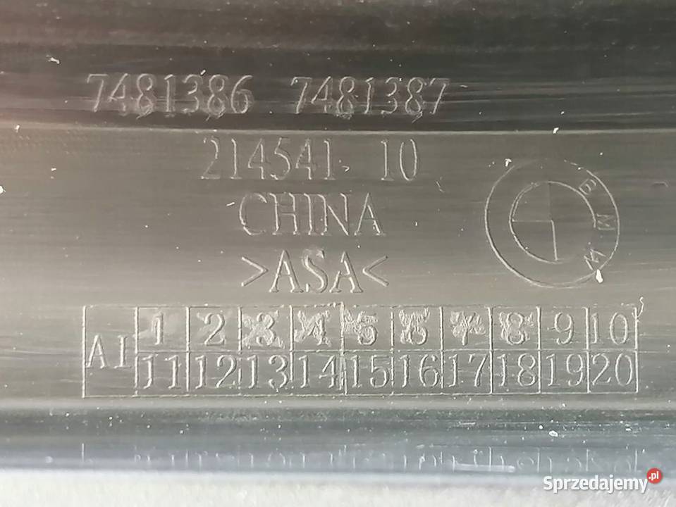BMW X6 G06 ATRAPA GRILL ZDERZAK MPAKIET 7481386 Motoryzacja Pleszew