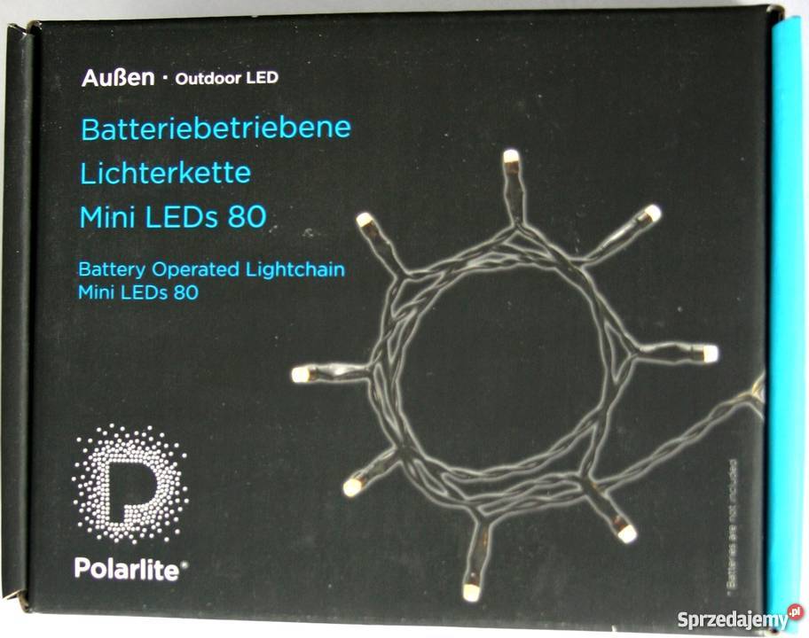 Łańcuch świetlny LED Polarlite PBA01002 LED 80x Rybnik