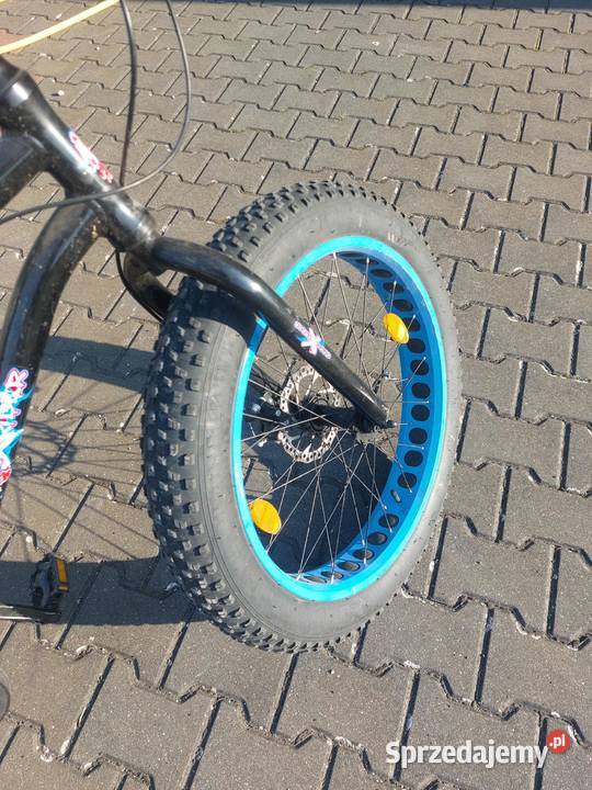 Rower młodzieźowy wyczynowy super duże opony BMX mazowieckie Ołtarzew