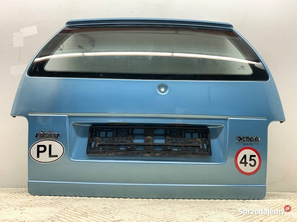 KLAPA TYŁ LIGIER XTOO Hatchback 0512 BŁĘKITNY