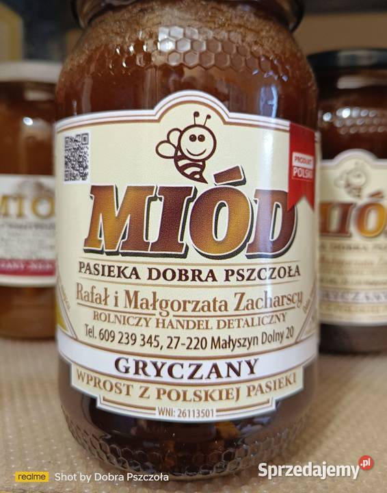Miód gryczany najlepszy w województwie Starachowice sprzedam