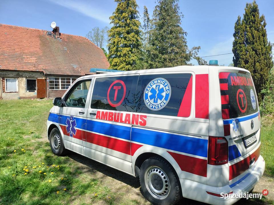 ambulans vw t6 Samochody osobowe Drągowina