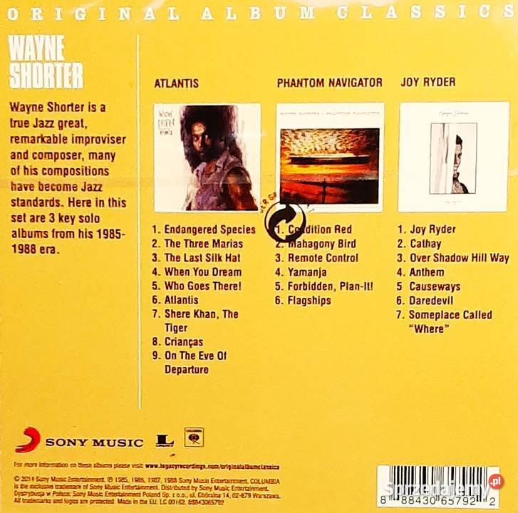 Nowy Zestaw 3 Płytowy CD WAYNE SHORTER CD Now Płyty i kasety Poznań