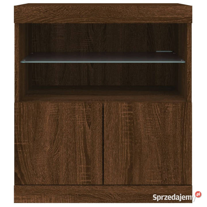 Szafka z oświetleniem LED brązowy dąb 60x37x67 Warszawa sprzedam