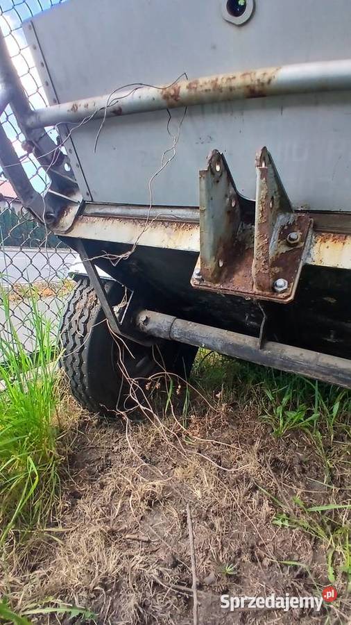 Przyczepa wojskowa na wahaczach amortyzator łódzkie Skierniewice