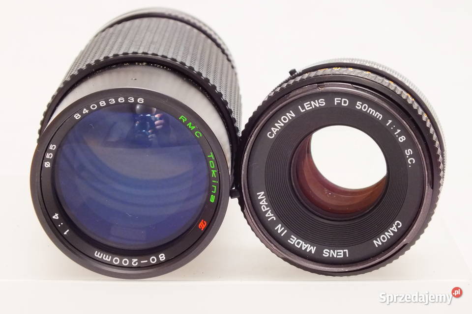 Canon FD 50 18 S C i RMC Tokina 802004 Lubin sprzedam