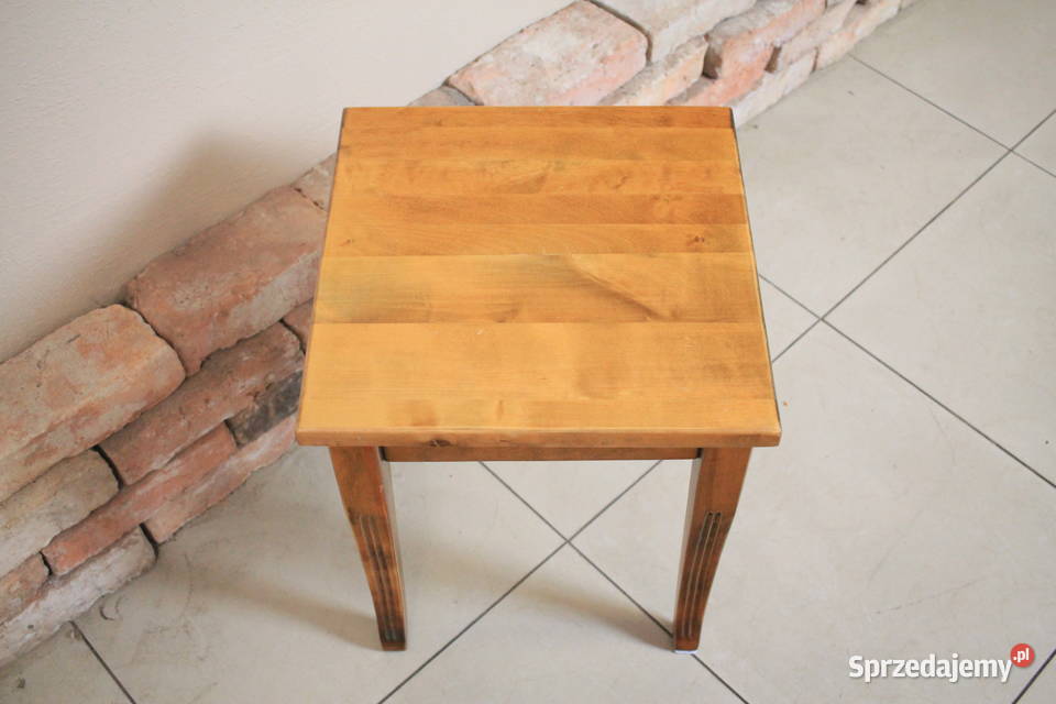 Taboret lite drewno piękne wykonanie Pszczyna