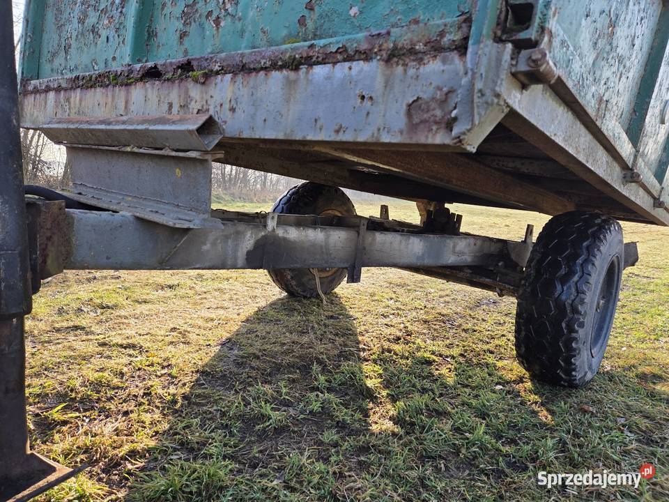 Wywrotka jedno osiowa transport Złoczew laweta łódzkie