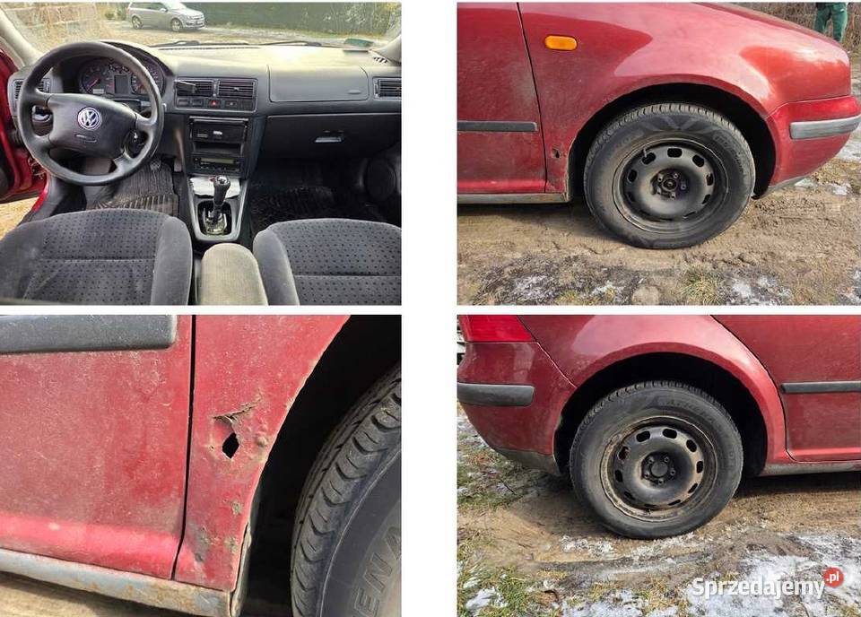 Volkswagen Golf IV sprzedaż syndyka poduszka powietrzna Golf Stargard sprzedam
