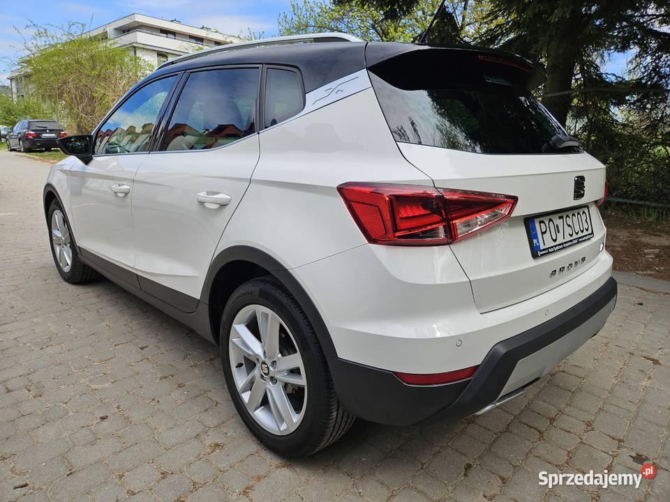 Seat Arona 2020 Automat 10 TSI 115 bogata wersja relingi dachowe podkarpackie Rzeszów