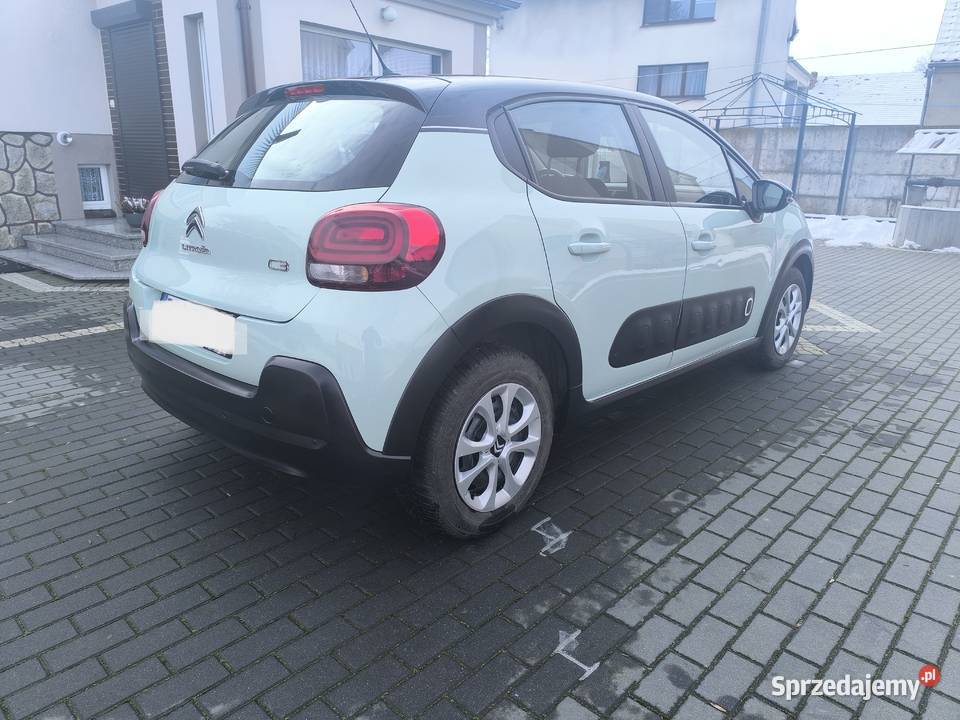 Citroen C3 12 Benzyna 2019 r ZADBANY NISKI garażowany wielkopolskie