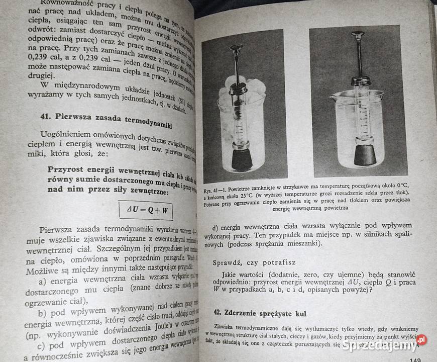 Fizyka kl 1 LO technikum i LZ E Gabryelski sprzedam