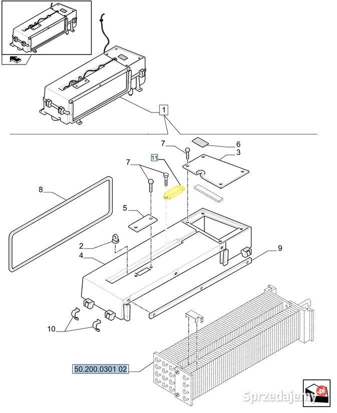 Termostat klimatyzacji Case Holland 134784288